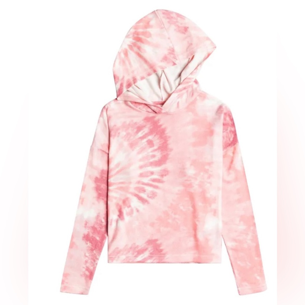 Roxy girls unconditionally tie dye pullover hoodie